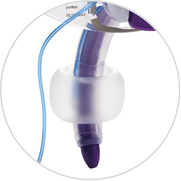 BLUselect tracheostomy tube Soft-Seal cuff--Single